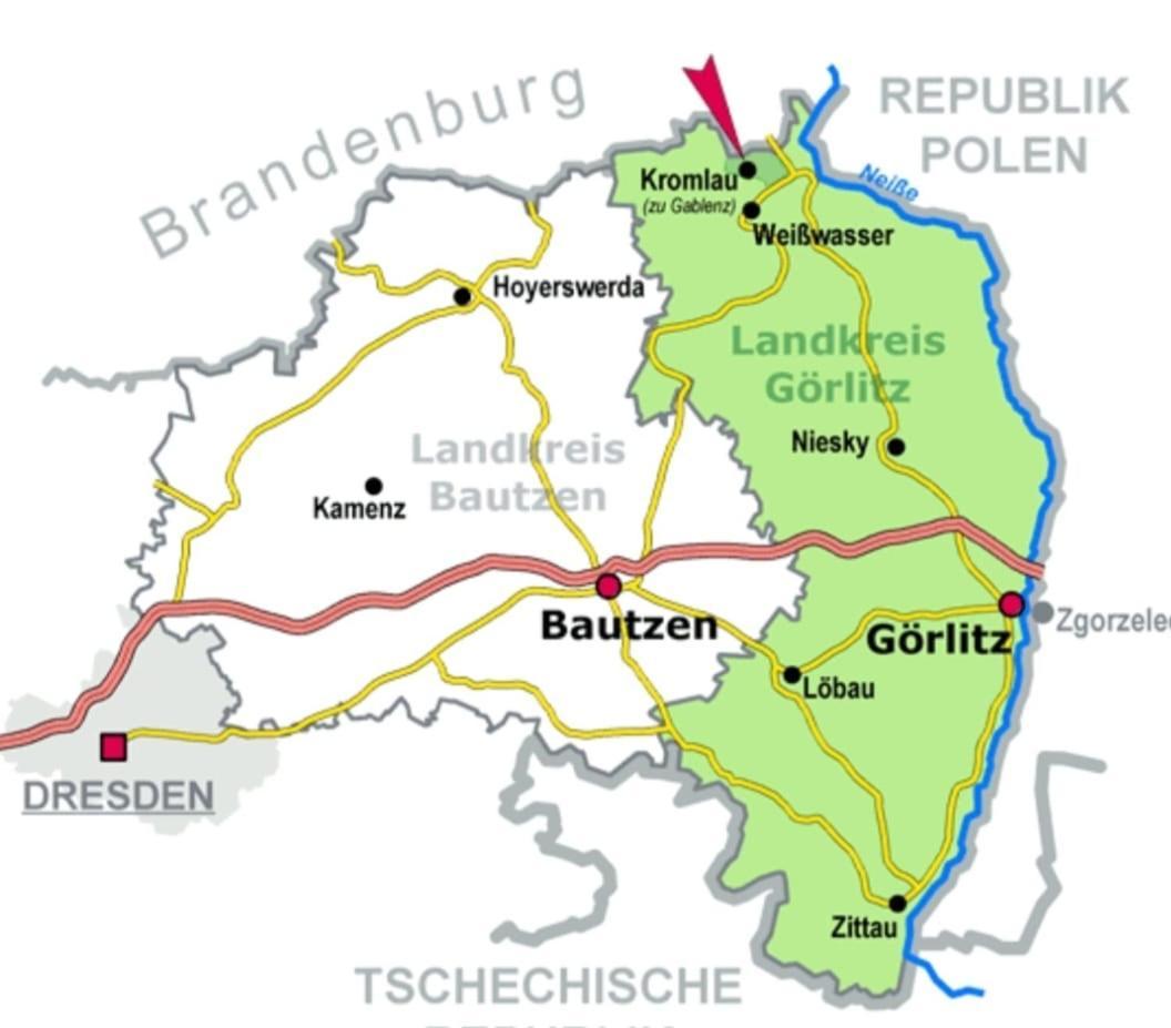 Ferienwohnung Im Gutshof Direkt Gegenueber Dem Schloss, Rhododendronpark Mit Terrasse Und Wlan Kromlau 外观 照片